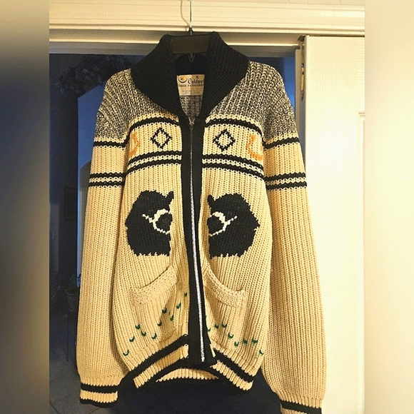 Caldwell western vintage 1950s Angus sweater - Picture 10 of 11